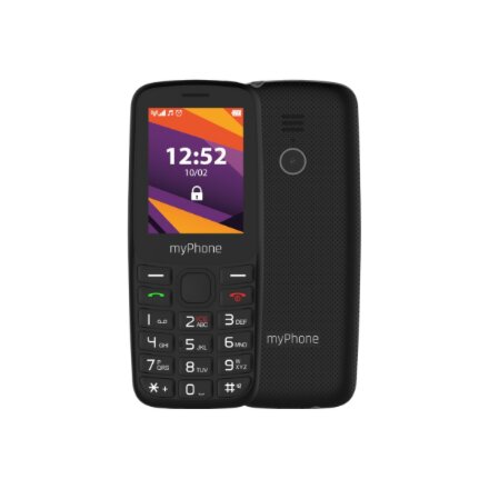 myPhone 6410 LTE , Black , 2.4 , TFT , 64 MB , 128 MB , Dual SIM , Nano SIM , USB version Type-C , Built-in camera , Main camera resolution 0.3 MP , 1400 mAh