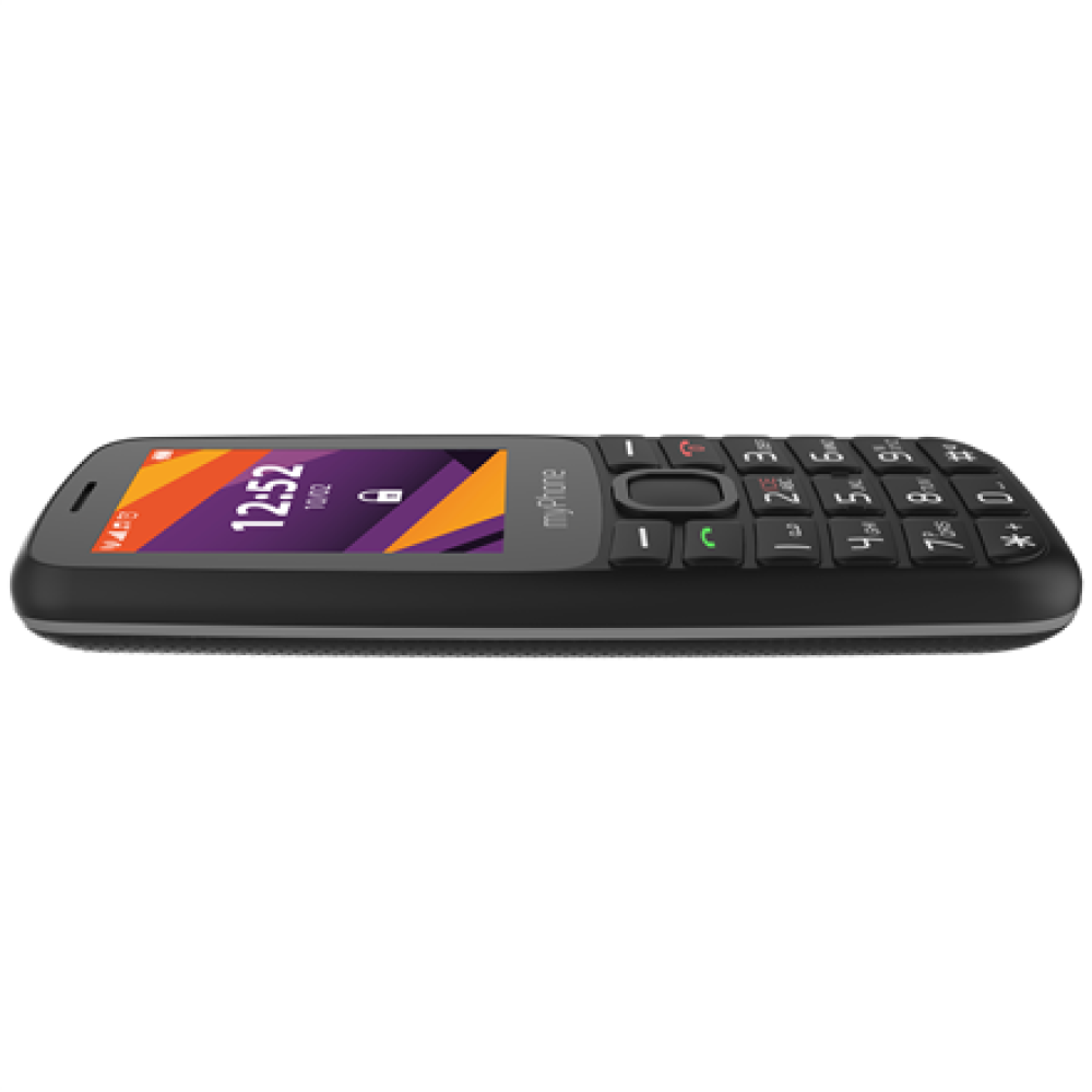 myPhone 6410 LTE , Black , 2.4 , TFT , 64 MB , 128 MB , Dual SIM , Nano SIM , USB version Type-C , Built-in camera , Main camera resolution 0.3 MP , 1400 mAh