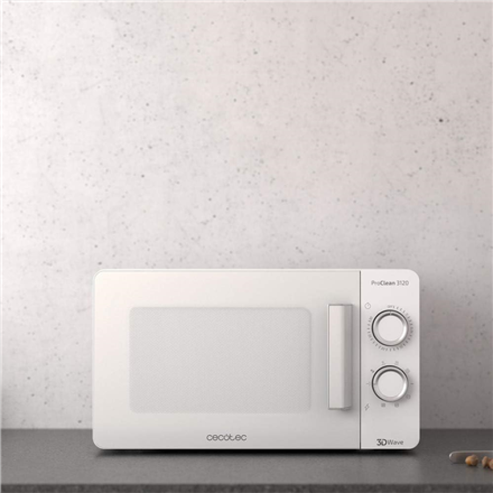 Cecotec Microwave Oven , ProClean 3120 , Free standing , 20 L , 700 W , Grill , White