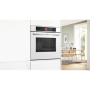 Bosch , HBG7721W1S , Oven , 71 L , Electric , Pyrolysis , Touch control , Height 59.5 cm , Width 59.4 cm , White