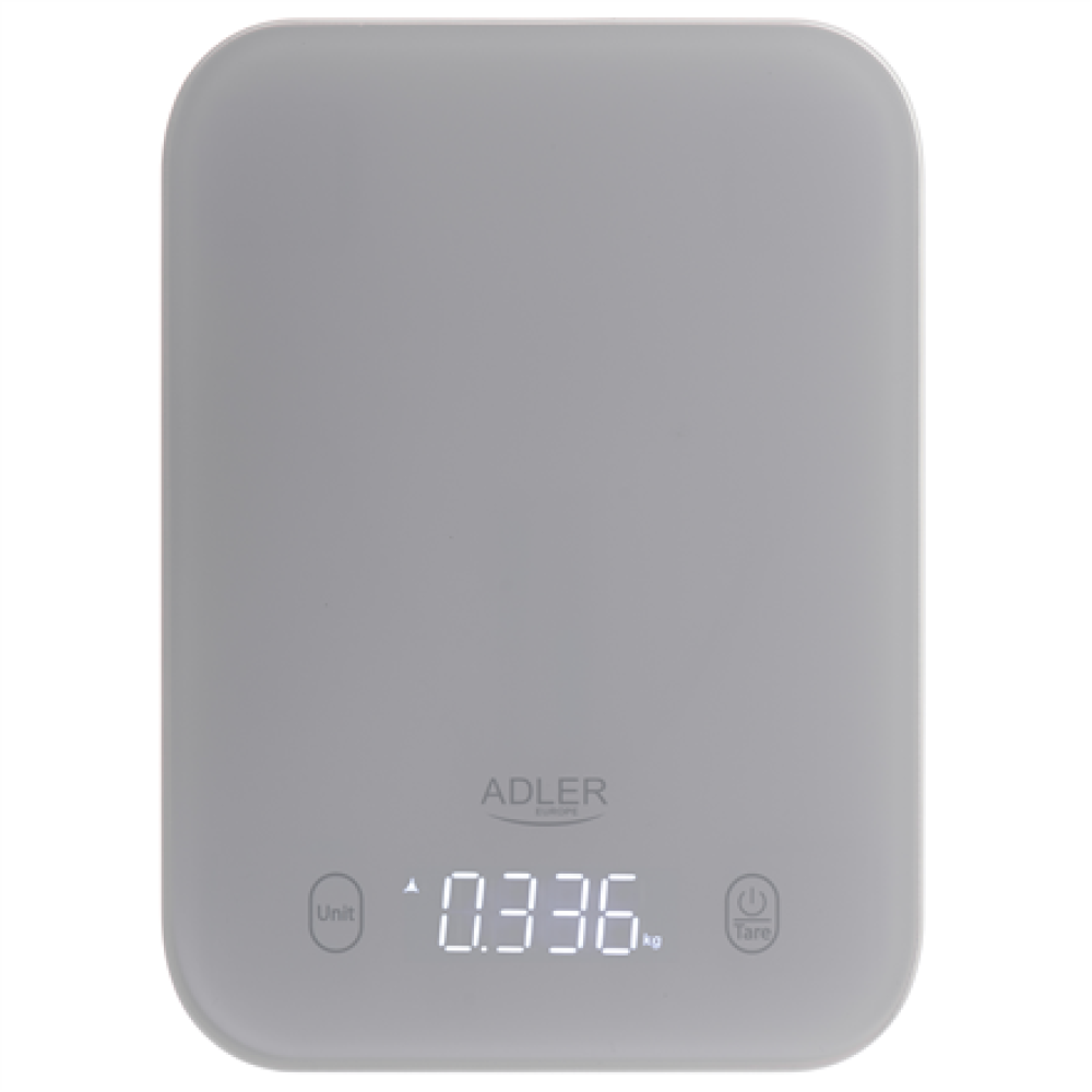 Adler Kitchen Scale , AD 3181g , Graduation 1 g , Display type LED , Grey