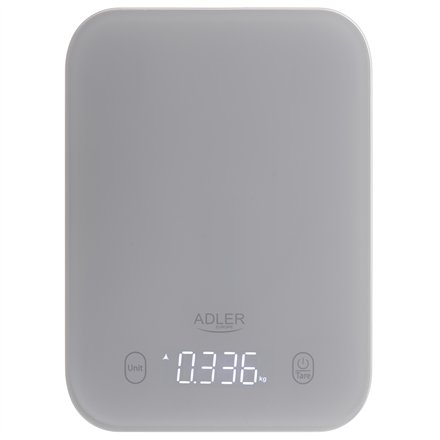 Adler Kitchen Scale , AD 3181g , Graduation 1 g , Display type LED , Grey