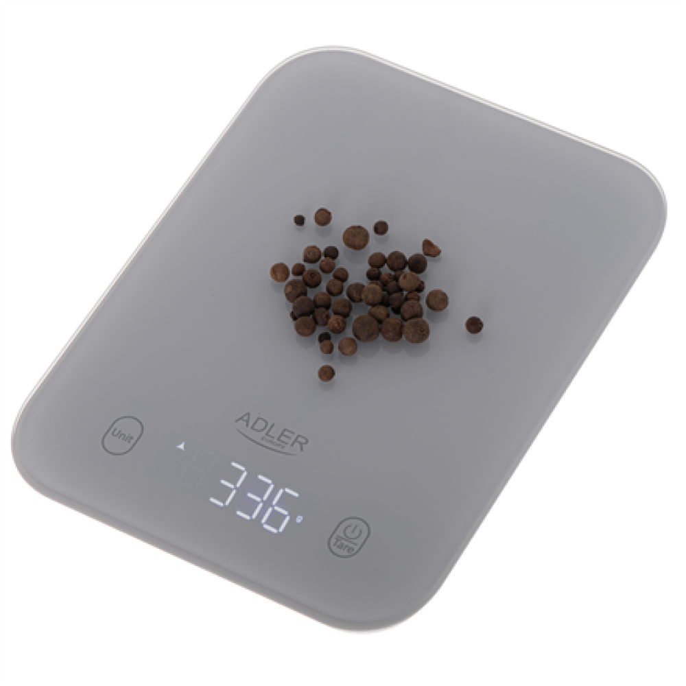 Adler Kitchen Scale , AD 3181g , Graduation 1 g , Display type LED , Grey