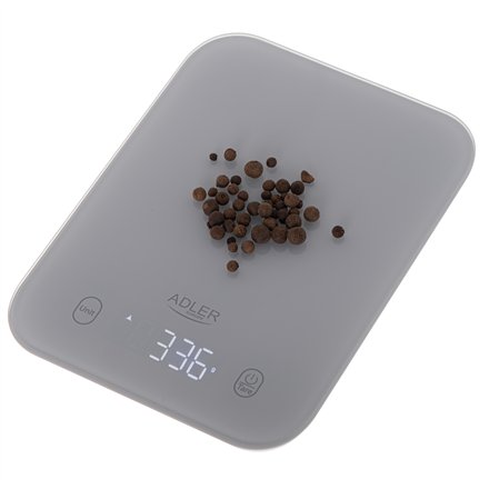 Adler Kitchen Scale , AD 3181g , Graduation 1 g , Display type LED , Grey