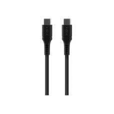 Fixed , Liquid Silicone Cable USB-C/USB-C, 2m, 60W , FIXDLS-CC2-BK