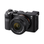 Sony Full-frame Mirrorless Interchangeable Lens Camera with Sony FE 28-60mm F4-5.6 Zoom Lens Alpha A7C 24.2 MP, ISO 102400, Display diagonal 3.0 , Video recording, Wi-Fi, Fast Hybrid AF, Magnification 0.59 x, Viewfinder, CMOS, Black