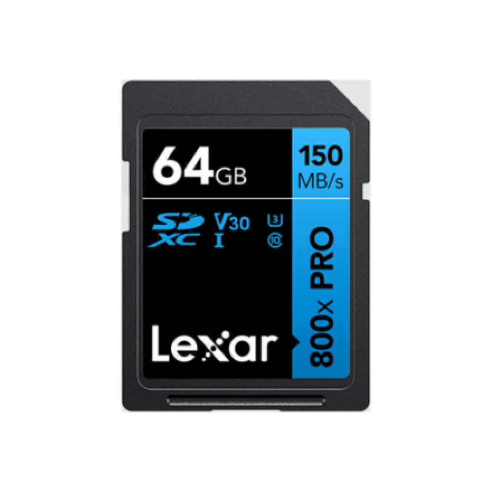 Lexar , Memory Card , Professional 800x PRO , 64 GB , SDXC , Flash memory class UHS-I