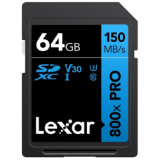 Lexar Memory Card , Professional 800x PRO , 64 GB , MicroSDXC , Flash memory class UHS-I