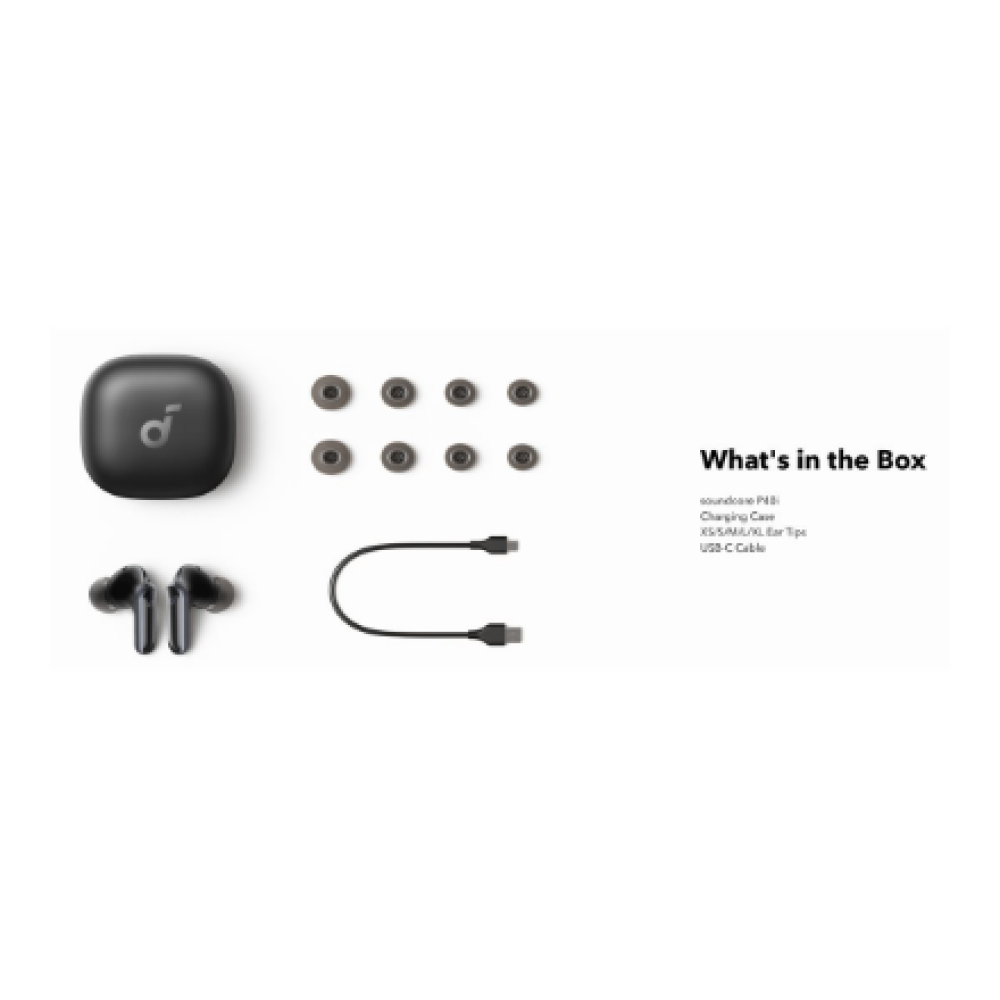 Anker Soundcore , True-Wireless Earbuds , P40i , Bluetooth , In-Ear , Microphone , Wireless , Black
