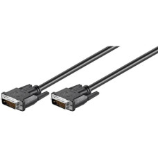 Goobay , DVI-D FullHD cable Dual Link, nickel plated , DVI-D male Dual-Link (24+1 pin) , DVI-D male Dual-Link (24+1 pin) , DVI to DVI , 1.8 m