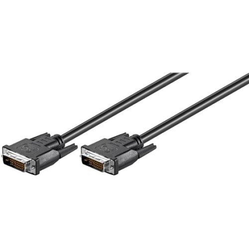 Goobay , DVI-D FullHD cable Dual Link, nickel plated , DVI-D male Dual-Link (24+1 pin) , DVI-D male Dual-Link (24+1 pin) , DVI to DVI , 1.8 m