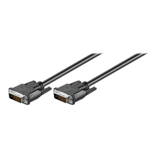 Goobay , DVI-D FullHD cable Dual Link, nickel plated , DVI-D male Dual-Link (24+1 pin) , DVI-D male Dual-Link (24+1 pin) , DVI to DVI , 1.8 m