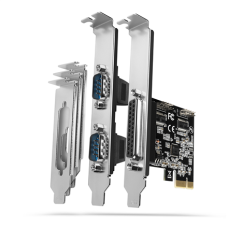 AXAGON PCI-Express card with one parallel and two serial ports 250 kbps , PCEA-PSN