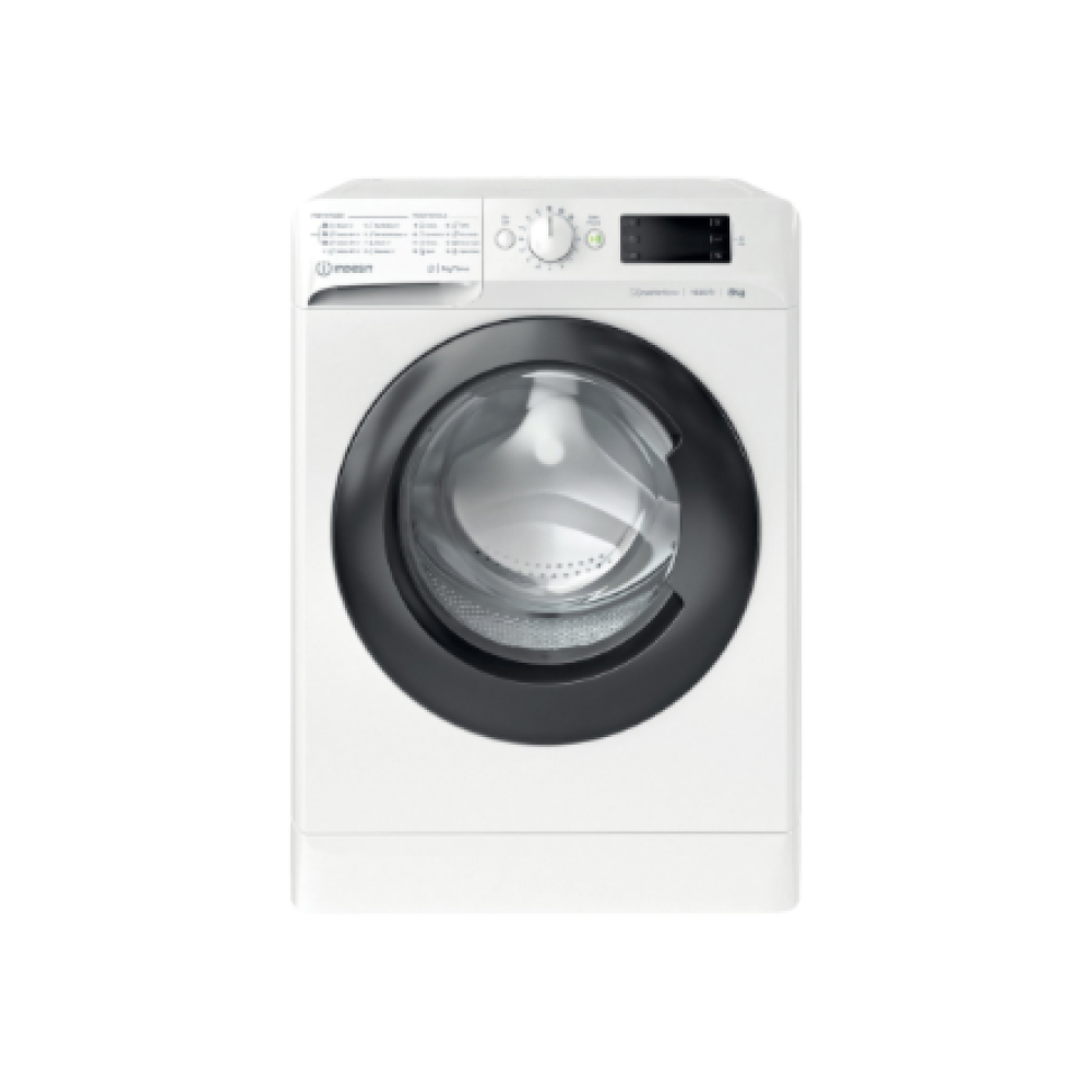 INDESIT , Washing Machine , MTWE 81495 WK EE , Energy efficiency class B , Front loading , Washing capacity 8 kg , 1400 RPM , Depth 60.5 cm , Width 59.5 cm , Display , Big Digit , White