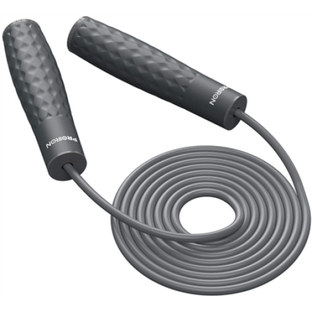 PROIRON Weighted skipping rope 300 cm, Grey, PVC