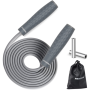 PROIRON Weighted skipping rope 300 cm, Grey, PVC