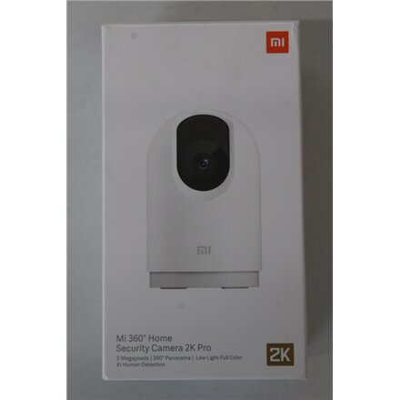 SALE OUT. Xiaomi Mi 360° Home Security Camera 2K Pro , Xiaomi Mi 360° Home , Security Camera 2K Pro , 3 month(s) , One-key physical shield for personal privacy protection , H.265 , Micro SD, Max. 32 GB , USED, MISSING ACCESSORIES