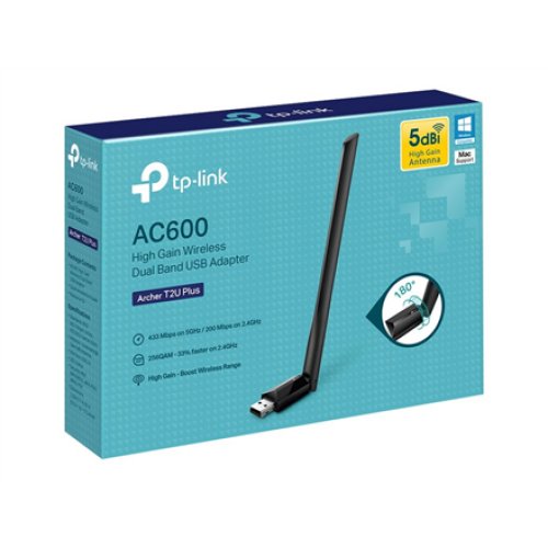 TP-LINK , Dual Band USB 2.0 Adapter , Archer T2U Plus