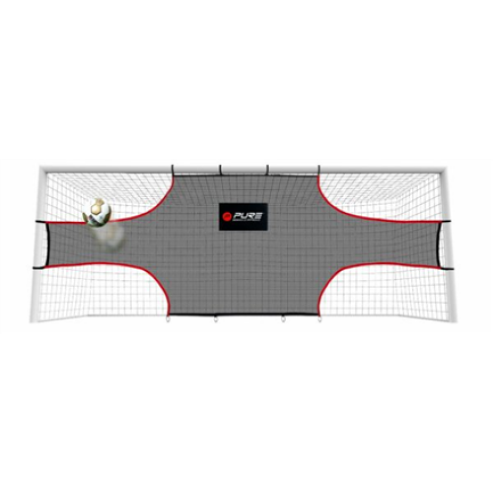 Pure2Improve Practice Net 732 x 244 x 244 cm Black, Grey, Red