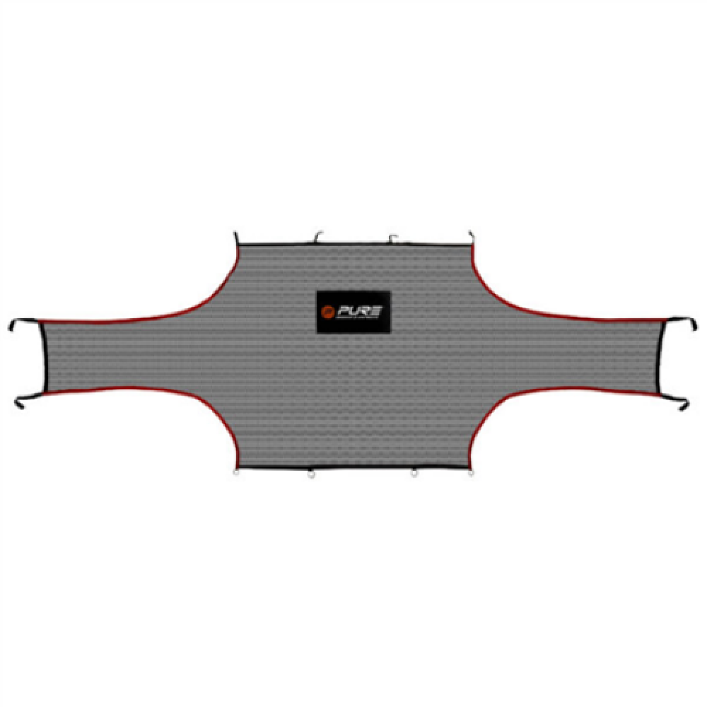 Pure2Improve Practice Net 732 x 244 x 244 cm Black, Grey, Red
