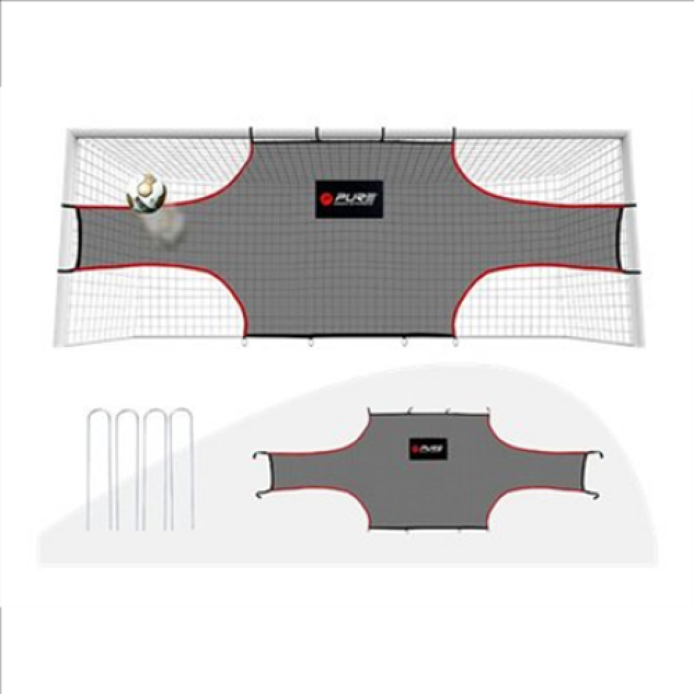 Pure2Improve Practice Net 732 x 244 x 244 cm Black, Grey, Red