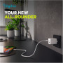 Digitus , USB GaN Charger 45W, 1x USB-C, 1x USB-A , DA-10302