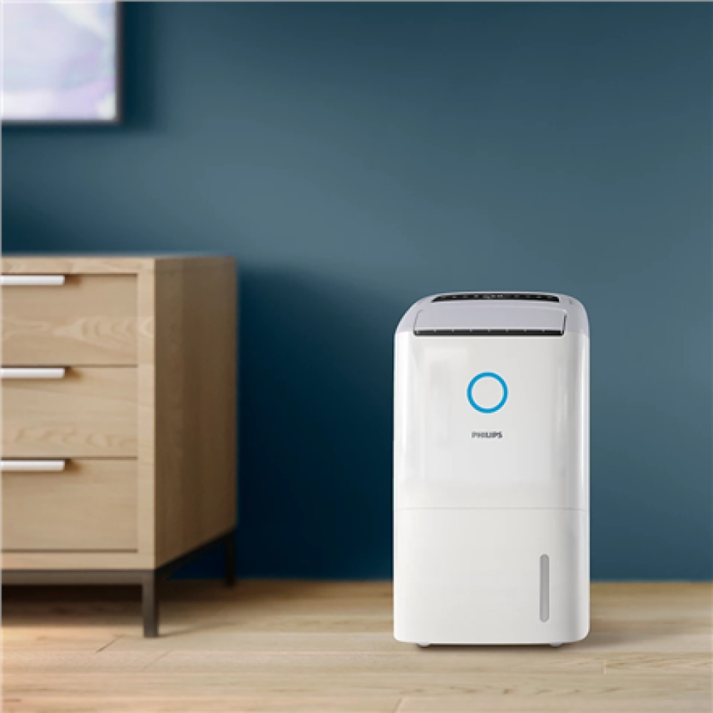 DE5305/11 Philips 2in1 Dehumidifier and Purifier , DE5305/11 5000 Series , Power 245 W , Suitable for rooms up to 137 m³ , Water tank capacity 4 L , White