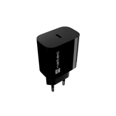 Natec Ribera USB Charger 1X USB-C 20W, Black Natec Ribera USB Charger 1X USB-C 20W, Black