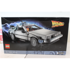 SALE OUT. LEGO 10300 ICONS Back to the Future Time Machine Set, Grey , LEGO DAMAGED PACKAGING