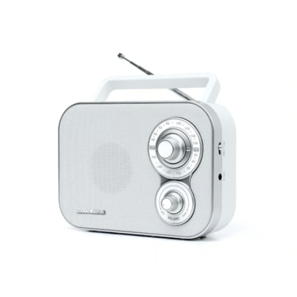 Muse , Portable Radio , M-051RW , AUX in , White