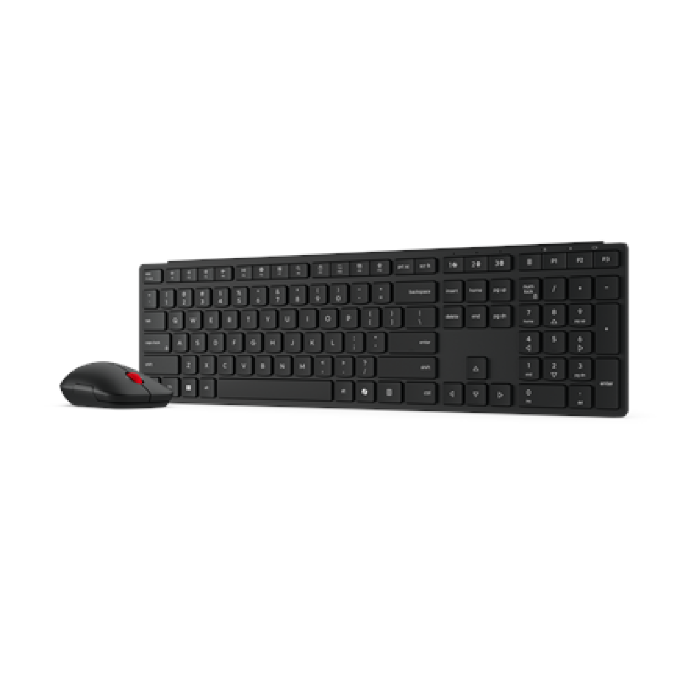 Lenovo Multi-Mode Pro Combo Keyboard and Mouse 6000-US Euro , Keyboard and Mouse Set , Wireless , Mouse included , Bluetooth , US Euro , Eclipse Black