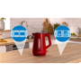 Bosch Kettle , TWK1M124 , Electric , 2400 W , 1.7 L , Plastic , 360° rotational base , Red