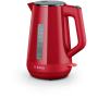 Bosch Kettle , TWK1M124 , Electric , 2400 W , 1.7 L , Plastic , 360° rotational base , Red