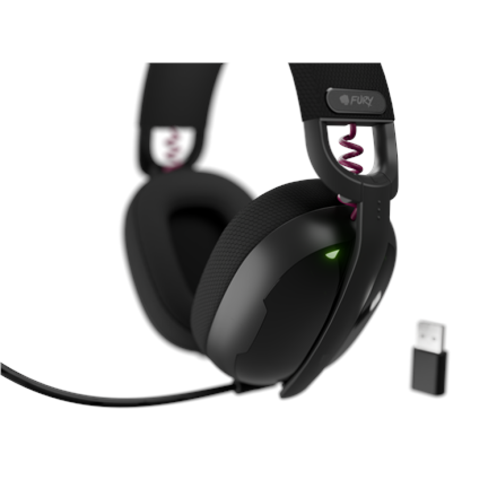 Genesis Gaming Headset , Fury Fukiya F6 , Bluetooth , Over-Ear , Microphone , Wireless , Black