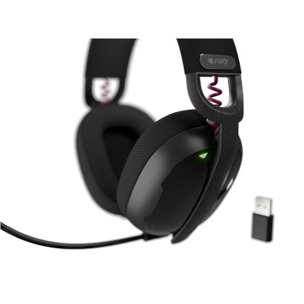 Fury , Gaming Headset , Fukiya F6 , Bluetooth , Over-Ear , Microphone , Black
