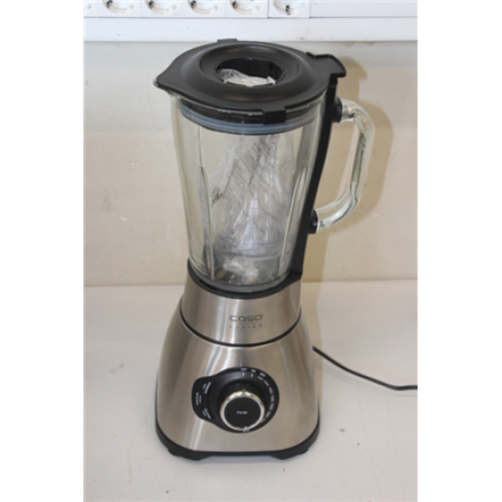 SALE OUT. Caso B1800 Blender, Stand, Power 1800 W, Variable speed regulation, Glass jug 1.75 L, Stainless steel Caso Blender B1800 Tabletop, 1800 W, Jar material Glass, Jar capacity 1.75 L, Ice crushing, Mini chopper, Stainless steel, DAMAGED PACKAGING
