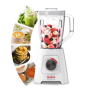 TEFAL , Blender , Blendforce II , Tabletop , 600 W , Jar material Plastic , Jar capacity 2 L , Ice crushing , White