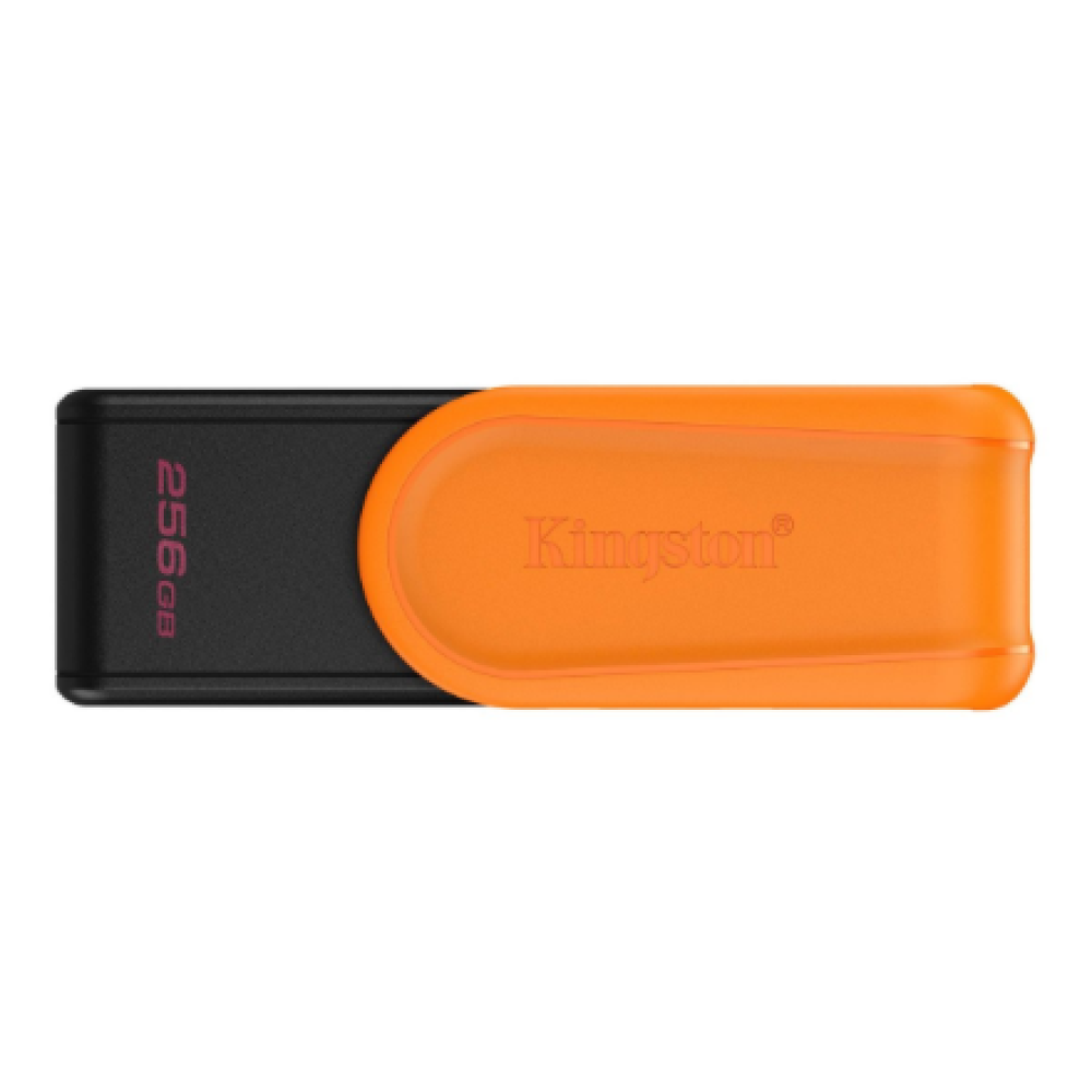 Kingston USB Flash Drive , DataTraveler Exodia S , 256 GB , USB 3.2 Gen 1 , Black/Orange