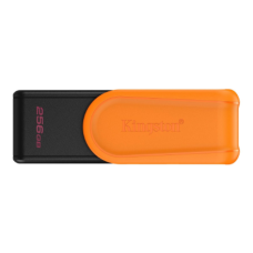 Kingston USB Flash Drive , DataTraveler Exodia S , 256 GB , USB Type-A , Black/Orange
