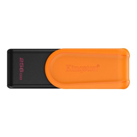 Kingston USB Flash Drive , DataTraveler Exodia S , 256 GB , USB Type-A , Black/Orange