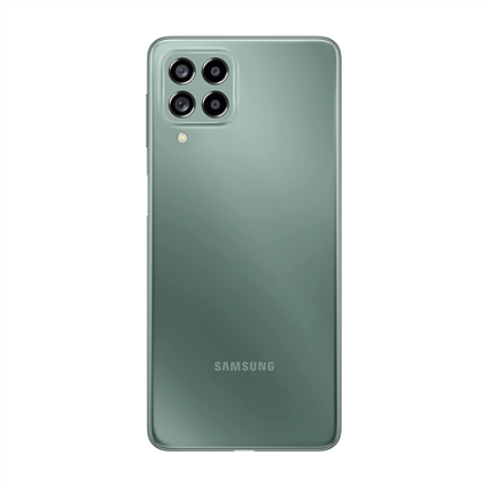 Samsung Galaxy M53 (M536) Green, 6.7 , Super AMOLED Plus, 1080 x 2408, Mediatek MT6877, Dimensity 900 (6 nm), Internal RAM 8 GB, 128 GB, microSDXC, Dual SIM, 5G, Main camera 108+8+2+2 MP, Secondary camera 32 MP, Android, 12, 5000 mAh