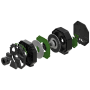 Thrustmaster Steering Wheel , T598 , Black