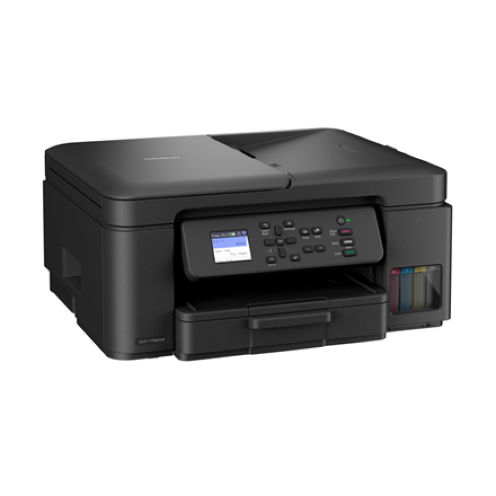 Brother Wireless Printer with ADF , DCP-T780DW , Inkjet , Colour , 3-in-1 , A4 , Wi-Fi , Black
