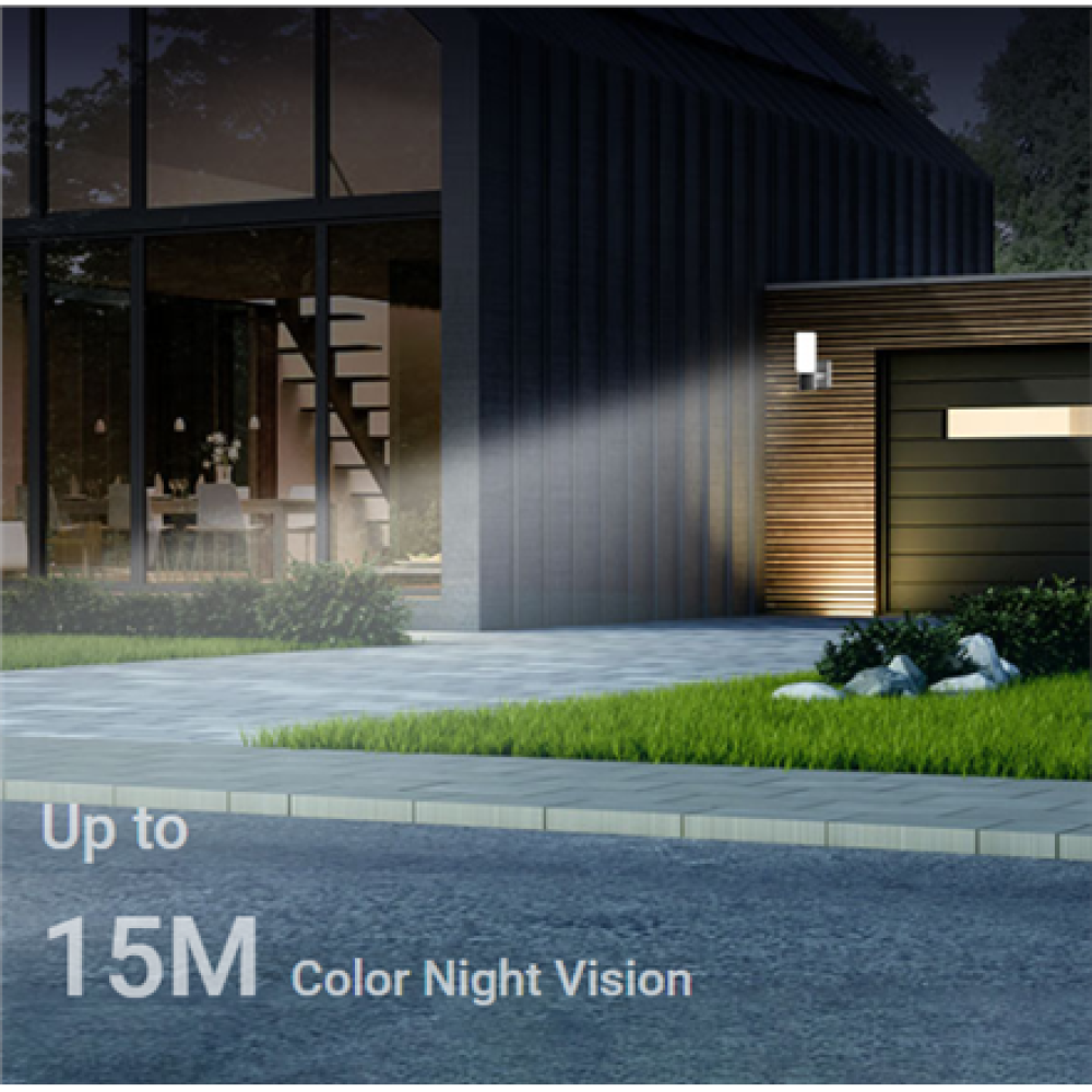 EZVIZ Smart Security Wall-Light Camera , EL3 , 3 MP , 2.8mm , IP65 , H.264/H.265 , MicroSD up to 512GB