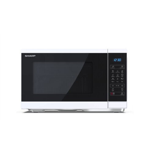 Sharp , Microwave Oven with Grill , YC-MG252AE-W , Free standing , 25 L , 900 W , Grill , White