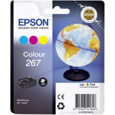 Epson 267 Tri-colour Ink Cartridge , Ink , Cyan, Magenta, Yellow