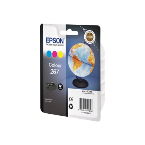 Epson 267 Tri-colour Ink Cartridge , Ink , Cyan, Magenta, Yellow