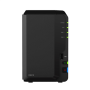 Synology , Tower NAS , DS218 , up to 2 HDD/SSD Hot-Swap , Realtek , Realtek RTD1296 Quad Core , Processor frequency 1.4 GHz , 2 GB , DDR4