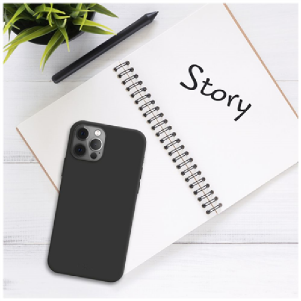Fixed , Story , Back cover , Xiaomi , Redmi Note 13 Pro+ 5G , Rubberized , Black