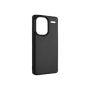 Fixed , Story , Back cover , Xiaomi , Redmi Note 13 Pro+ 5G , Rubberized , Black